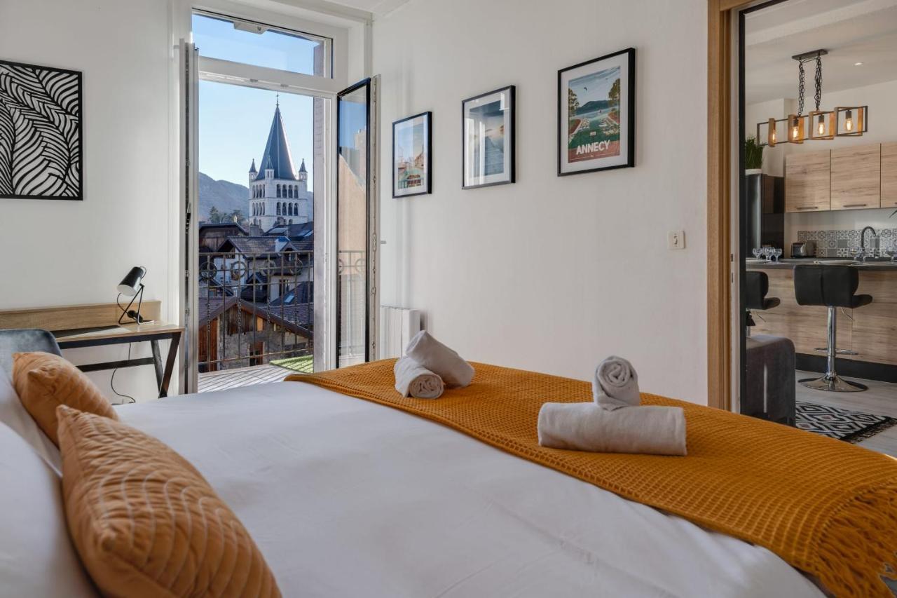 Le Balcon Annecien 4 - Rooftop View For 2-4 People アヌシー エクステリア 写真